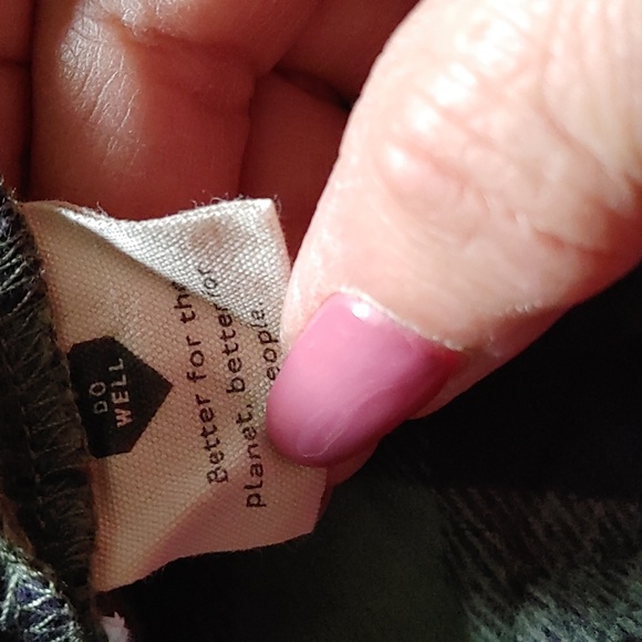 MadewellBuffalo Check Flannel Shirt SZ.S Green,Black - Picture 7 of 7